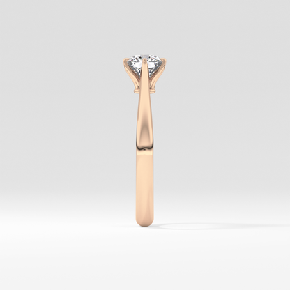 Cushion Solitaire Lab Grown Diamond Engagement Ring
