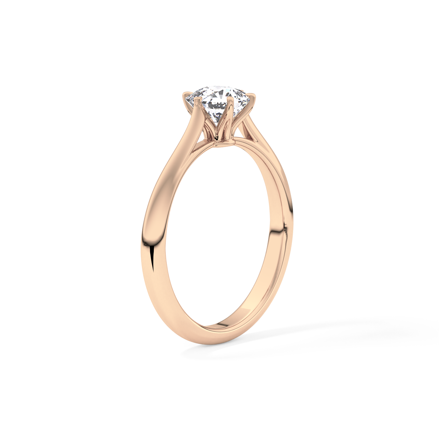 Cushion Solitaire Lab Grown Diamond Engagement Ring
