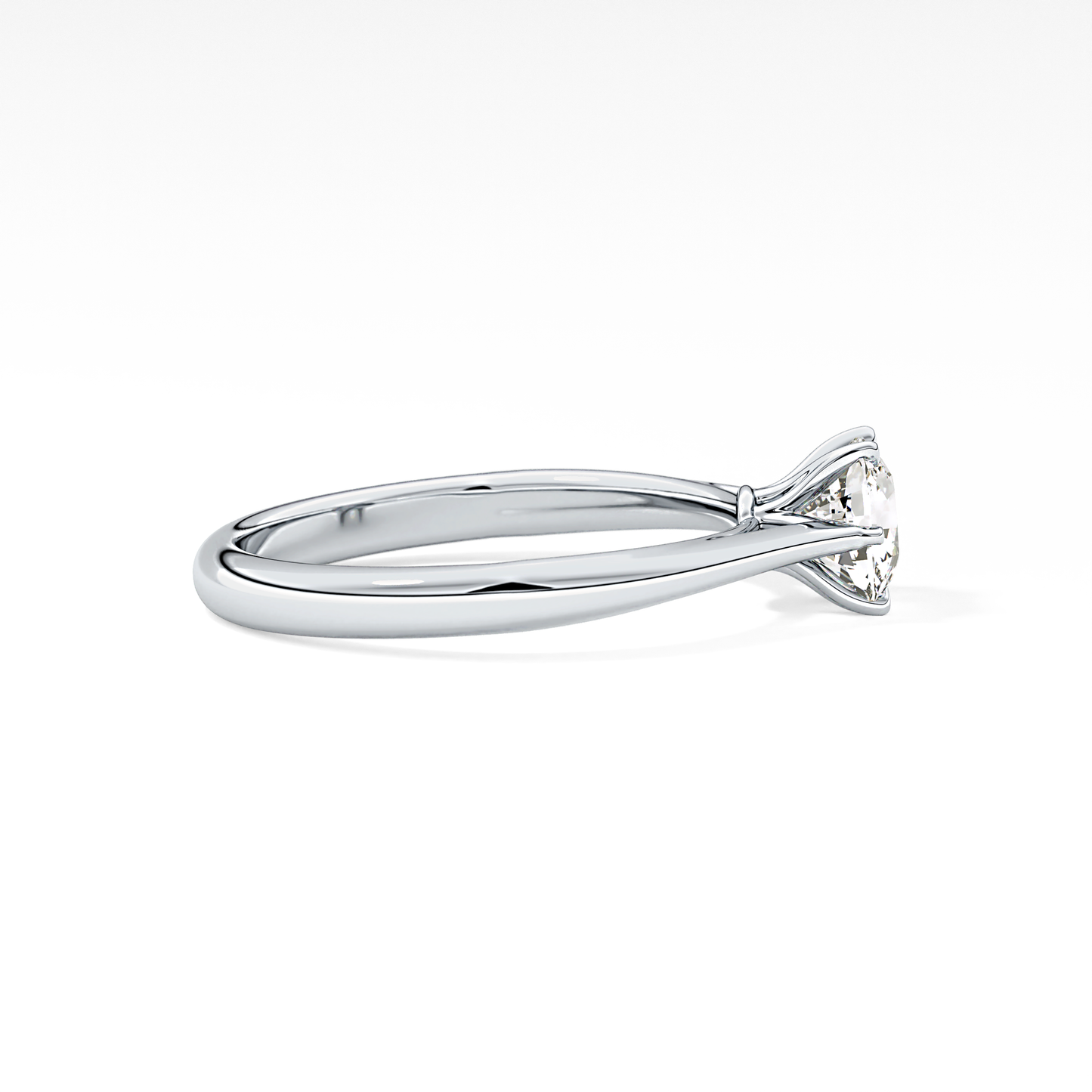 Cushion Solitaire Lab Grown Diamond Engagement Ring