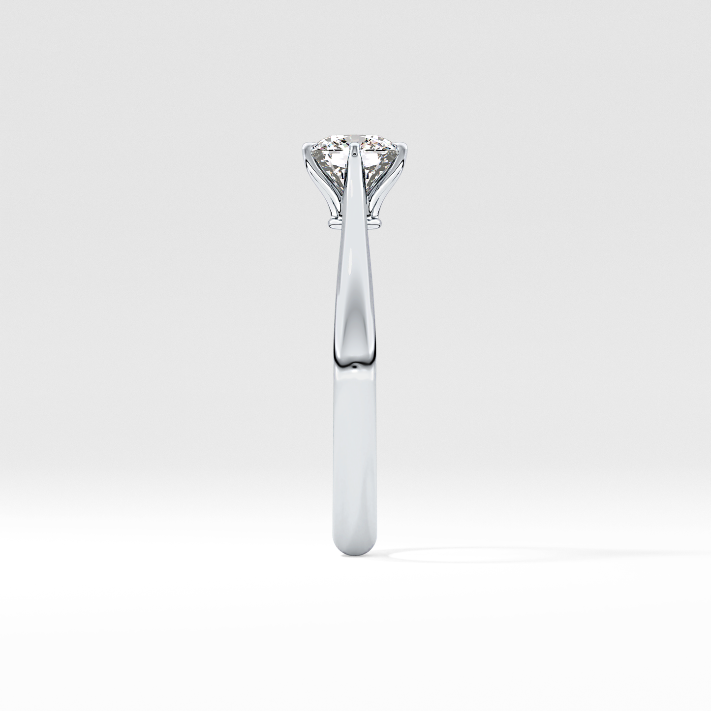 Cushion Solitaire Lab Grown Diamond Engagement Ring