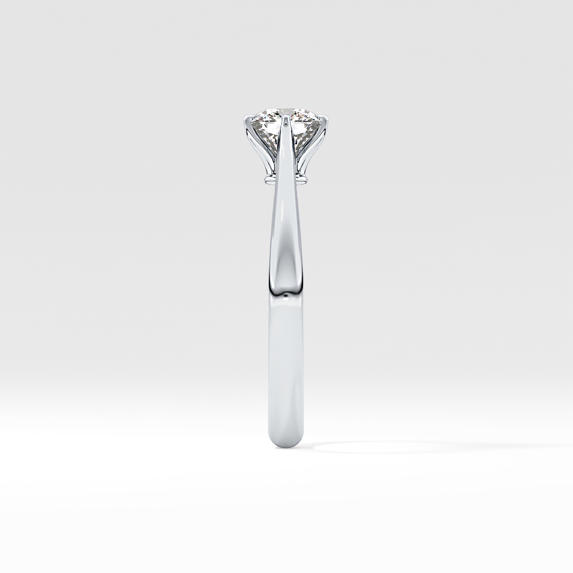 Cushion Solitaire Lab Grown Diamond Engagement Ring