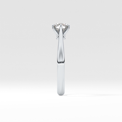 Cushion Solitaire Lab Grown Diamond Engagement Ring