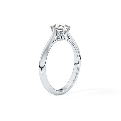 Cushion Solitaire Lab Grown Diamond Engagement Ring