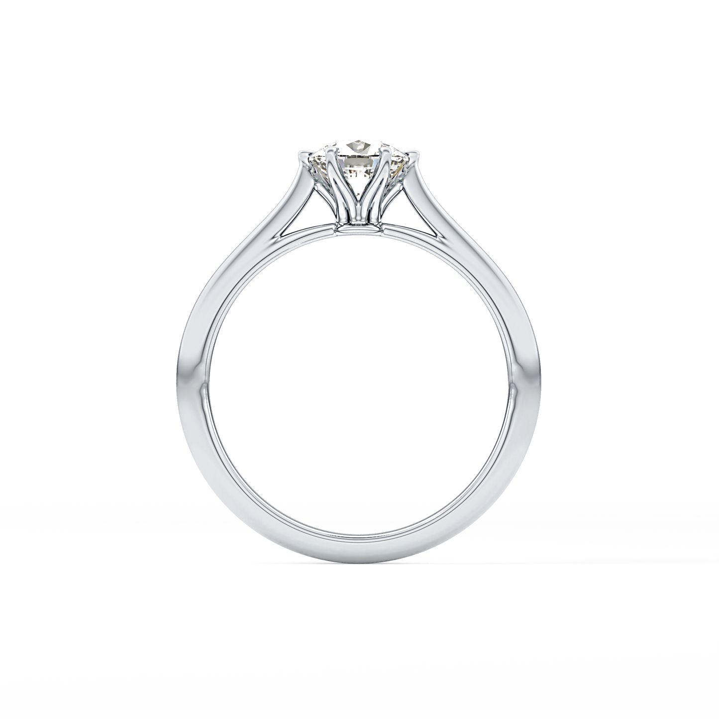 Cushion Solitaire Lab Grown Diamond Engagement Ring