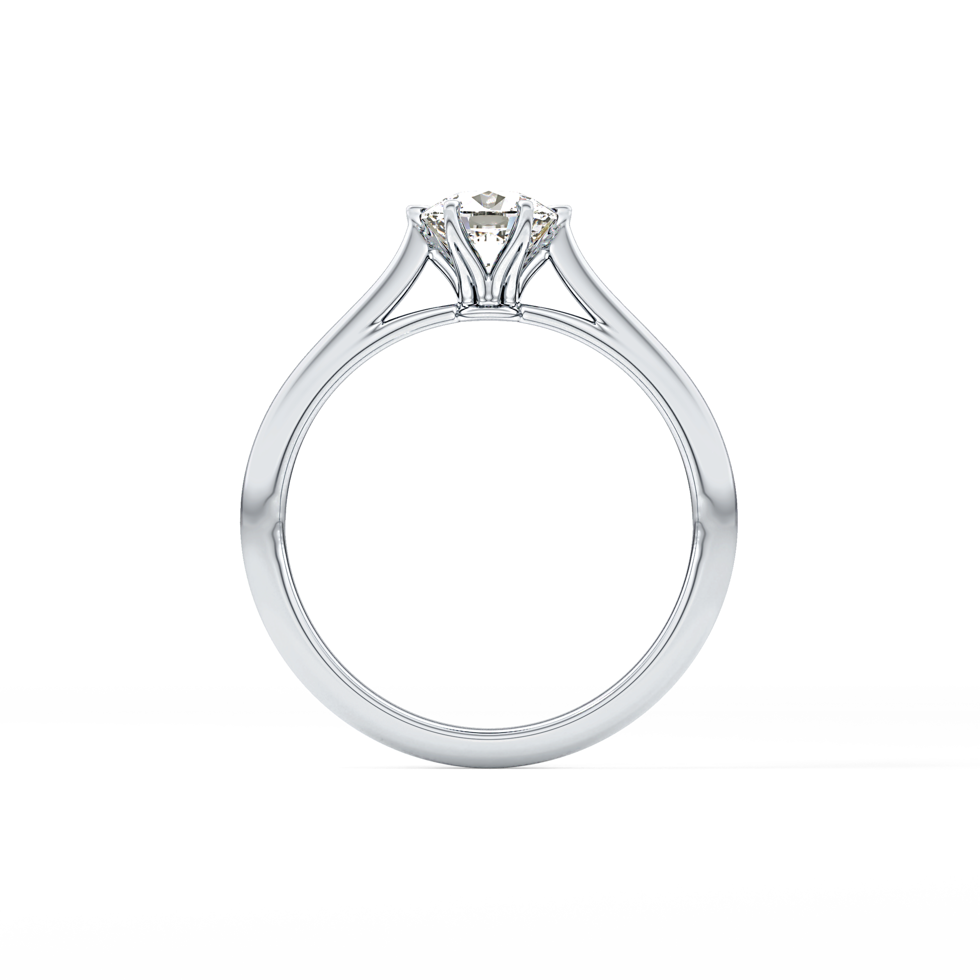 Cushion Solitaire Lab Grown Diamond Engagement Ring