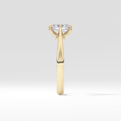 Radiant Solitaire Lab Grown Diamond Engagement Ring