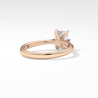Radiant Solitaire Lab Grown Diamond Engagement Ring