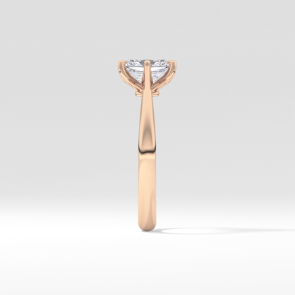 Radiant Solitaire Lab Grown Diamond Engagement Ring