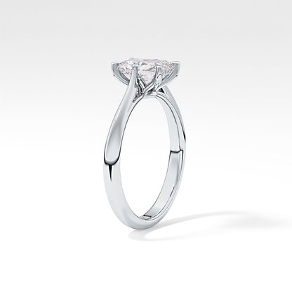 Radiant Solitaire Lab Grown Diamond Engagement Ring