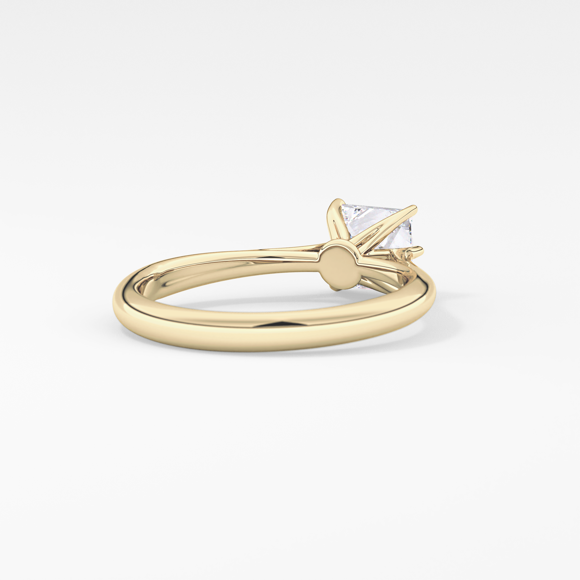 Princess Solitaire Lab Grown Diamond Engagement Ring