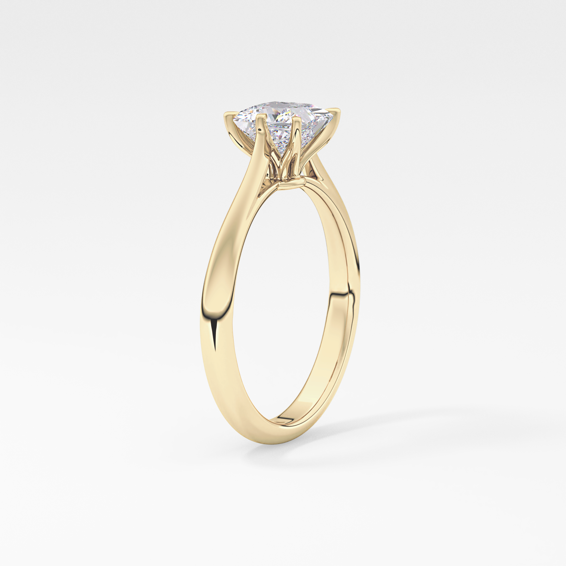 Princess Solitaire Lab Grown Diamond Engagement Ring
