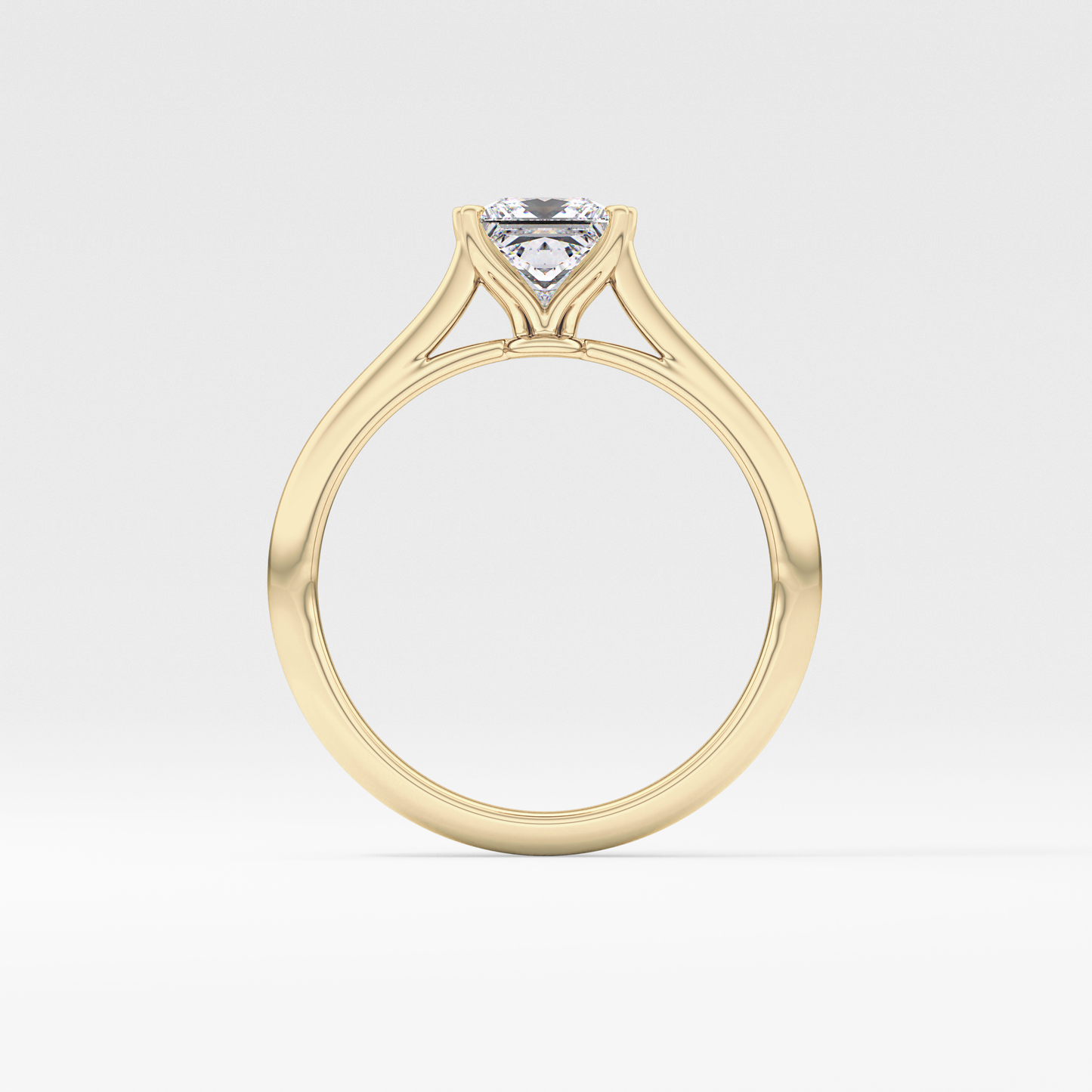 Princess Solitaire Lab Grown Diamond Engagement Ring