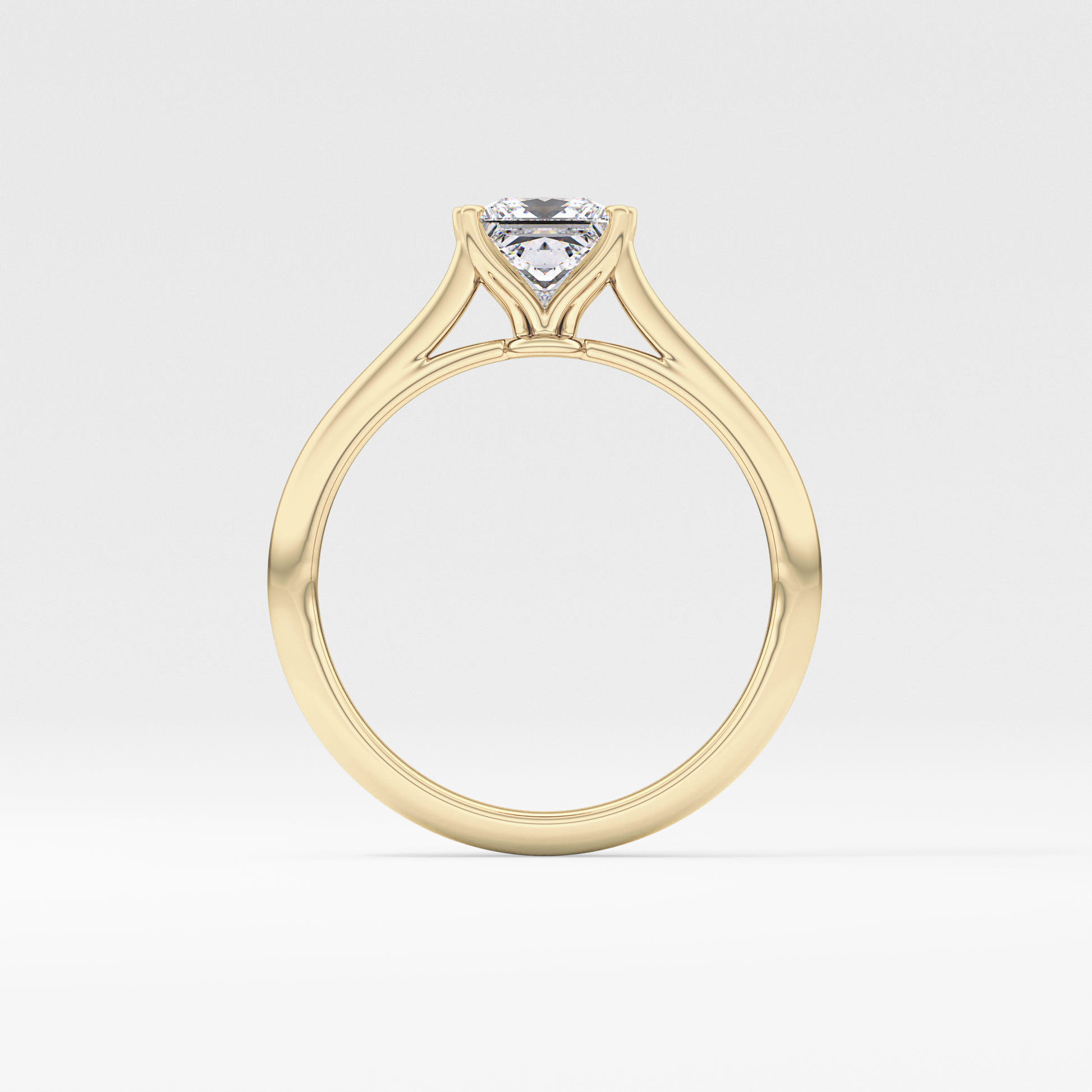 Princess Solitaire Lab Grown Diamond Engagement Ring