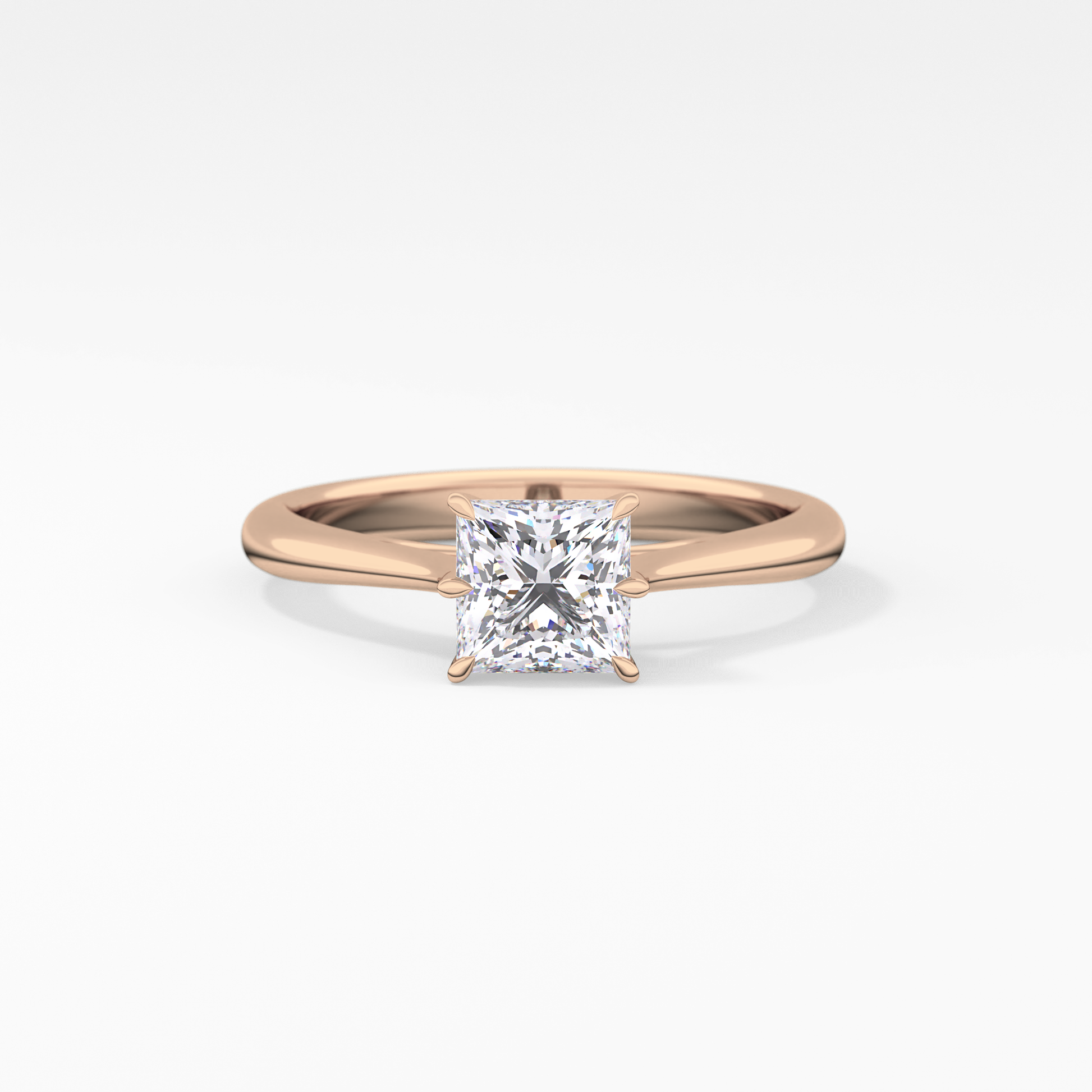 Princess Solitaire Lab Grown Diamond Engagement Ring