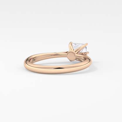 Princess Solitaire Lab Grown Diamond Engagement Ring