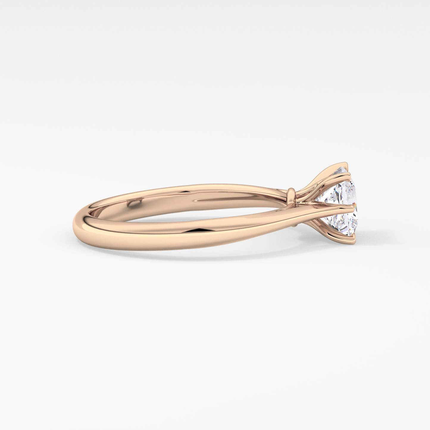 Princess Solitaire Lab Grown Diamond Engagement Ring