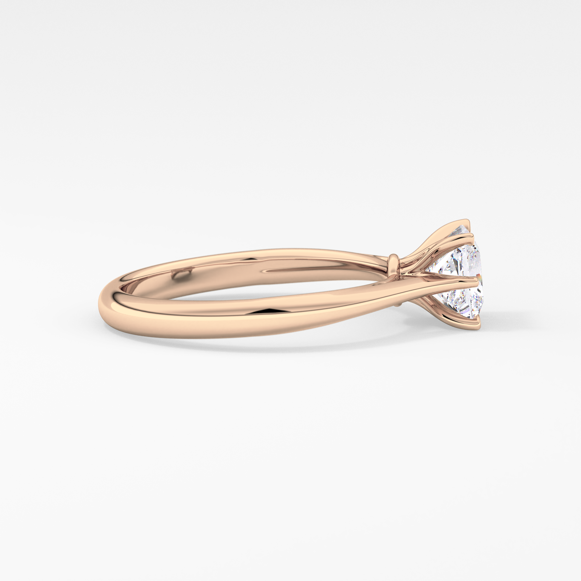 Princess Solitaire Lab Grown Diamond Engagement Ring