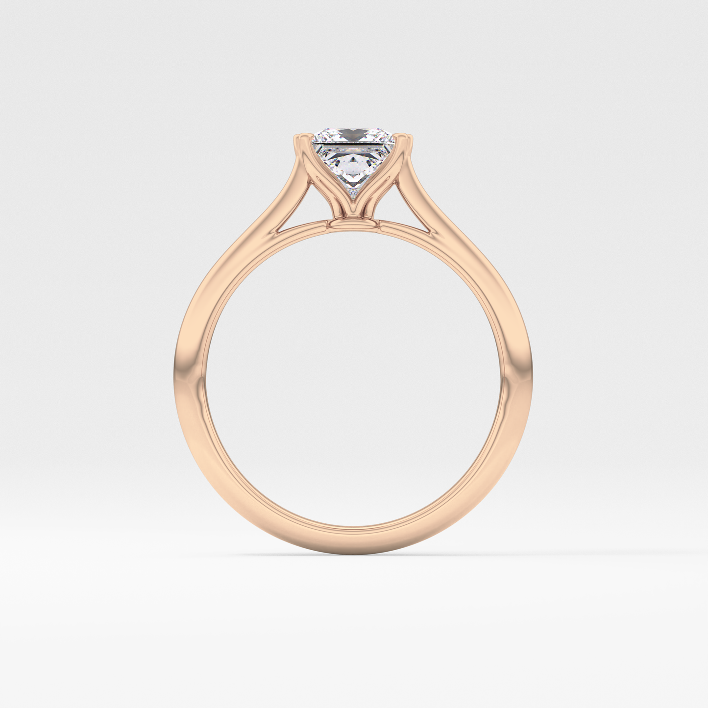 Princess Solitaire Lab Grown Diamond Engagement Ring