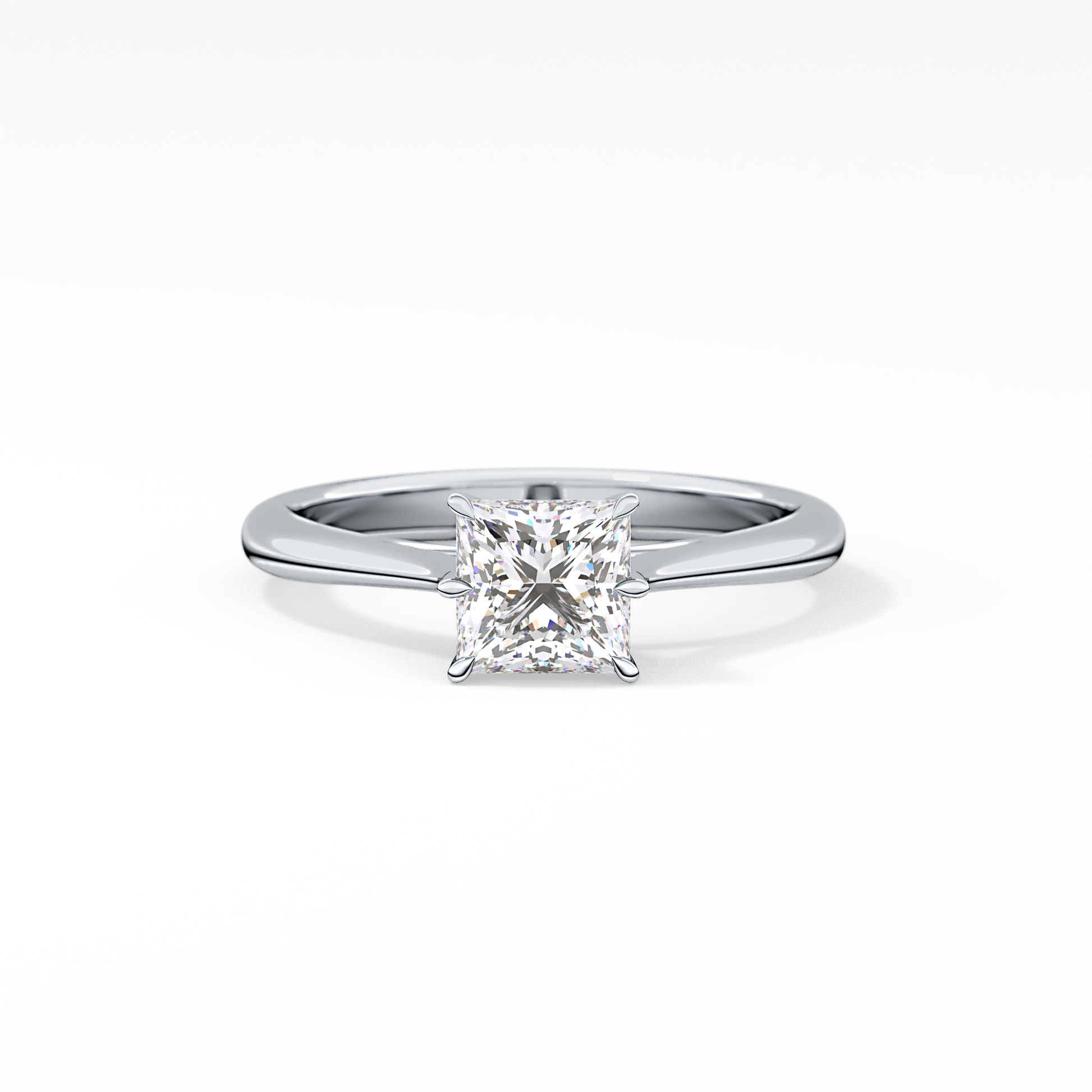 Princess Solitaire Lab Grown Diamond Engagement Ring