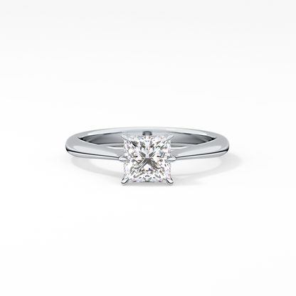 Princess Solitaire Lab Grown Diamond Engagement Ring