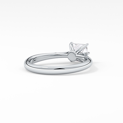 Princess Solitaire Lab Grown Diamond Engagement Ring