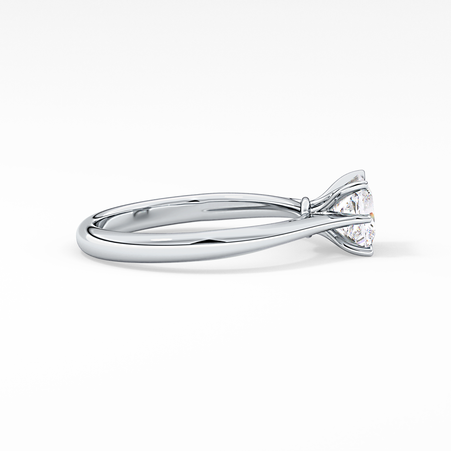 Princess Solitaire Lab Grown Diamond Engagement Ring