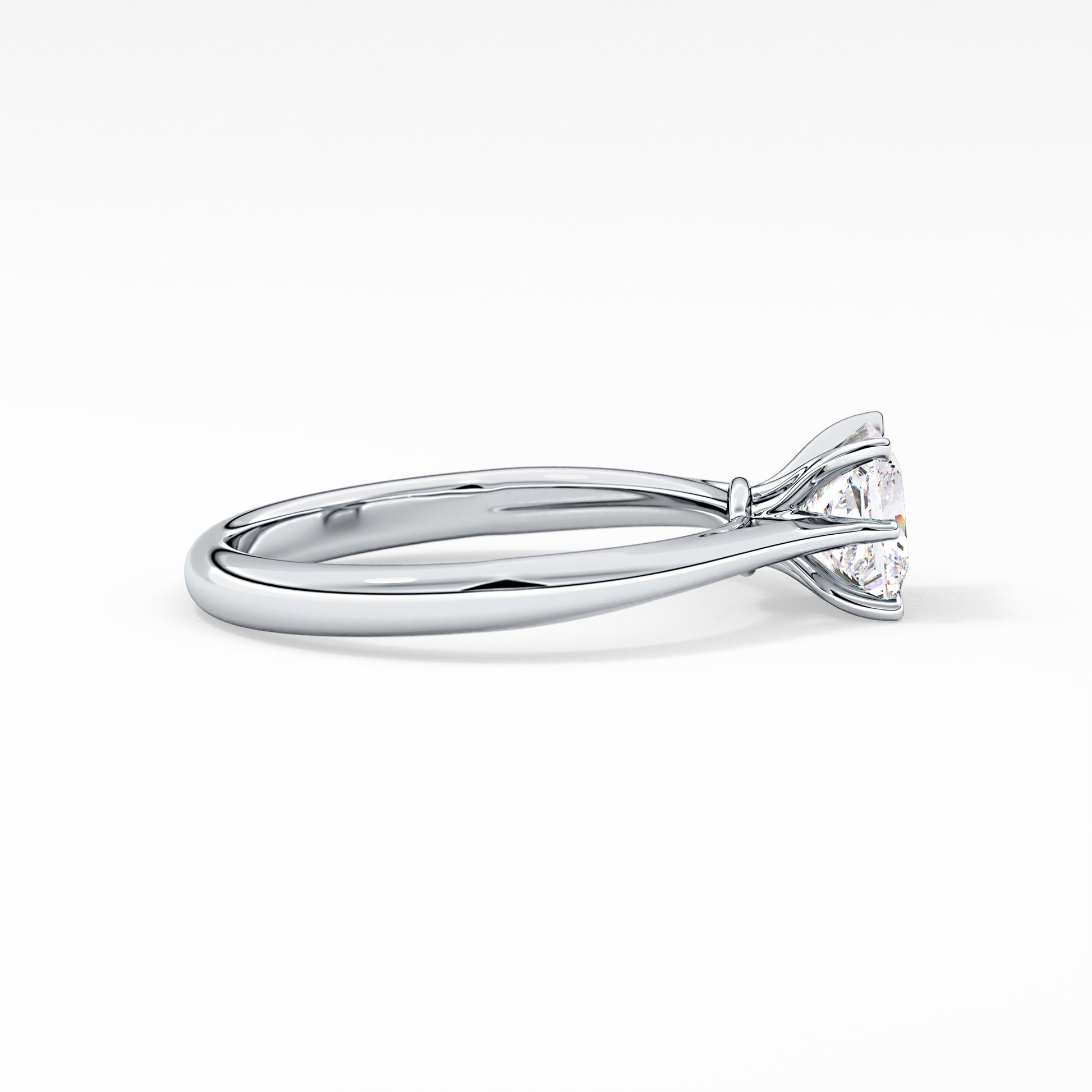 Princess Solitaire Lab Grown Diamond Engagement Ring