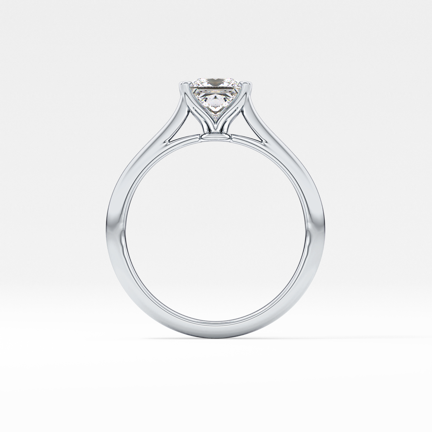 Princess Solitaire Lab Grown Diamond Engagement Ring