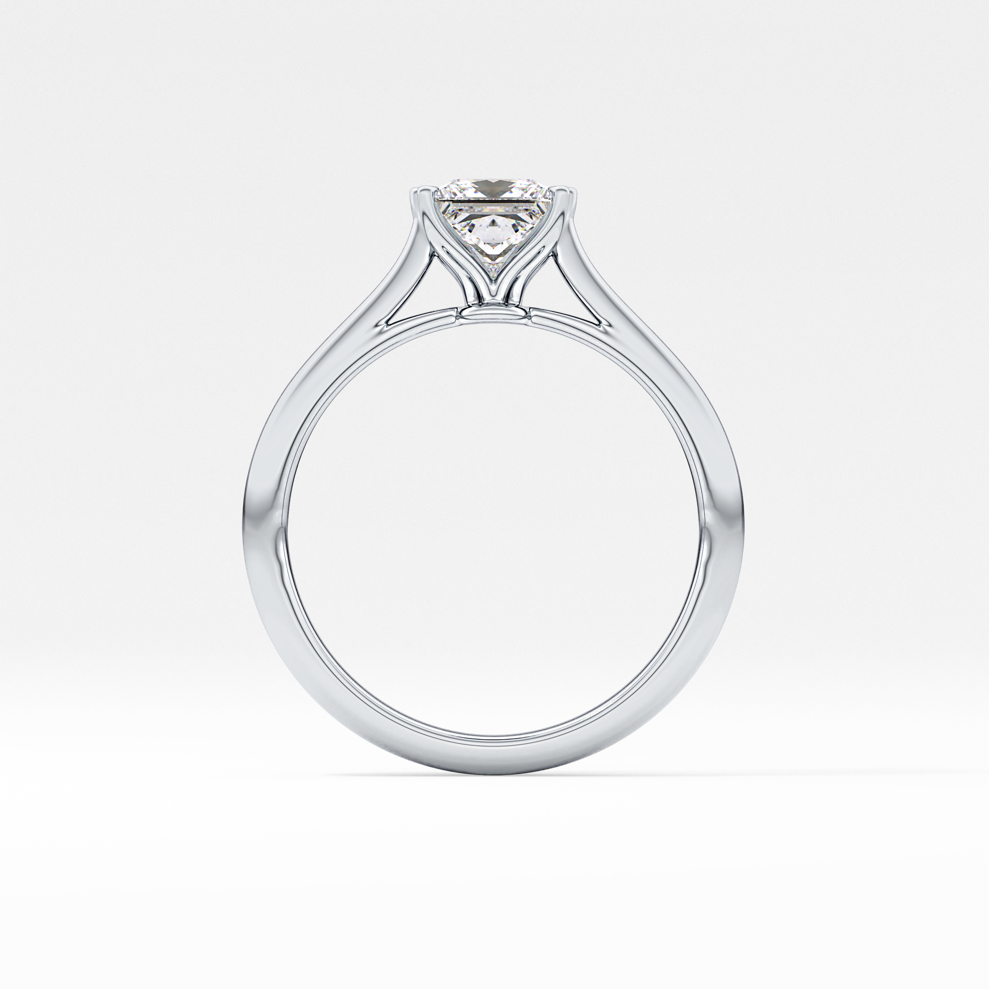 Princess Solitaire Lab Grown Diamond Engagement Ring