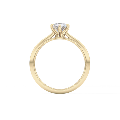 Pear Solitaire Lab Grown Diamond Engagement Ring