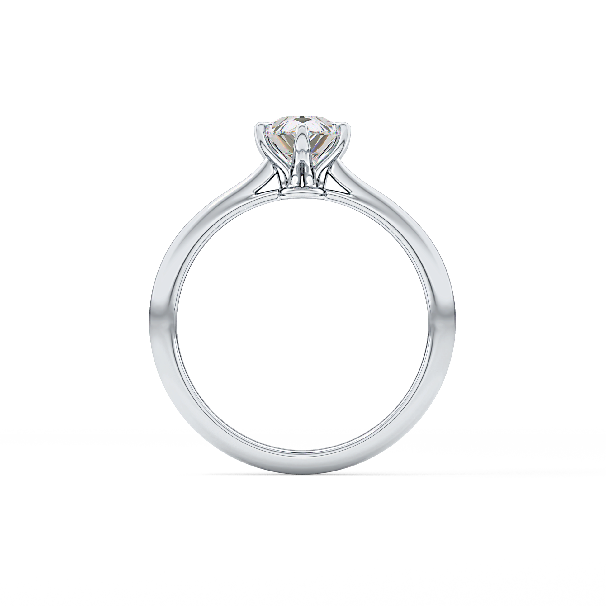 Pear Solitaire Lab Grown Diamond Engagement Ring