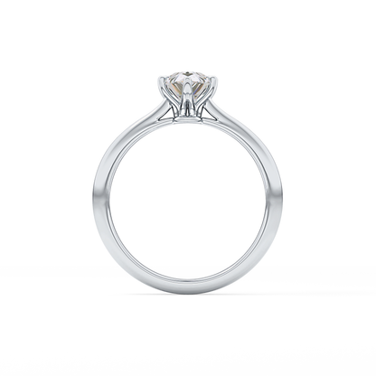 Pear Solitaire Lab Grown Diamond Engagement Ring