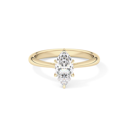 Marquise Solitaire Lab Grown Diamond Engagement Ring