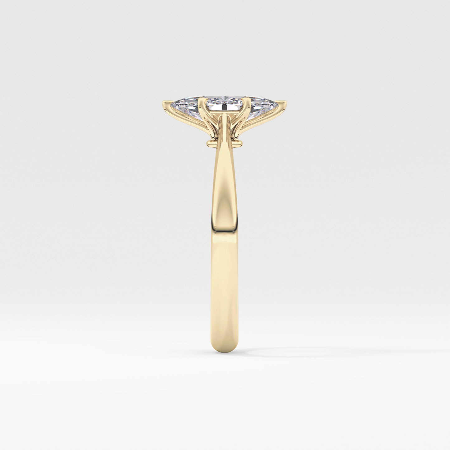 Marquise Solitaire Lab Grown Diamond Engagement Ring