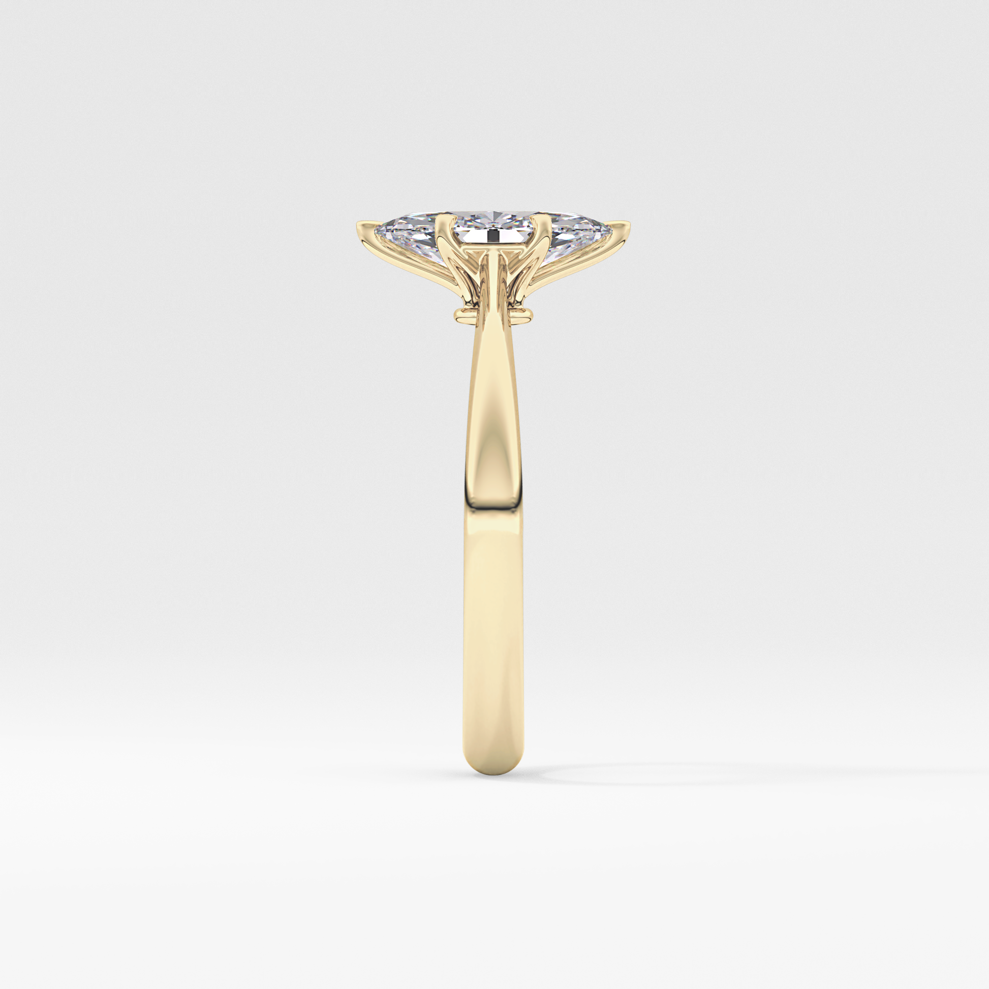 Marquise Solitaire Lab Grown Diamond Engagement Ring