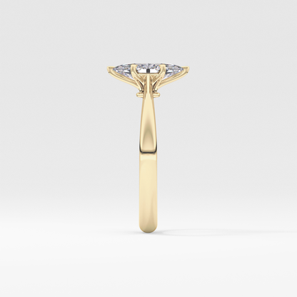 Marquise Solitaire Lab Grown Diamond Engagement Ring