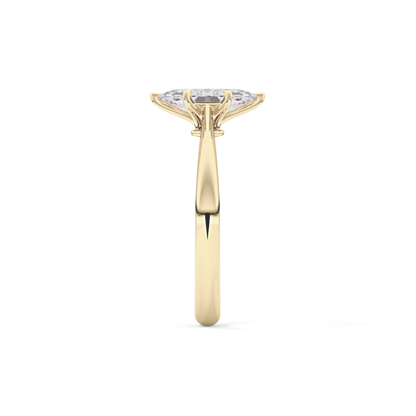 Marquise Solitaire Lab Grown Diamond Engagement Ring