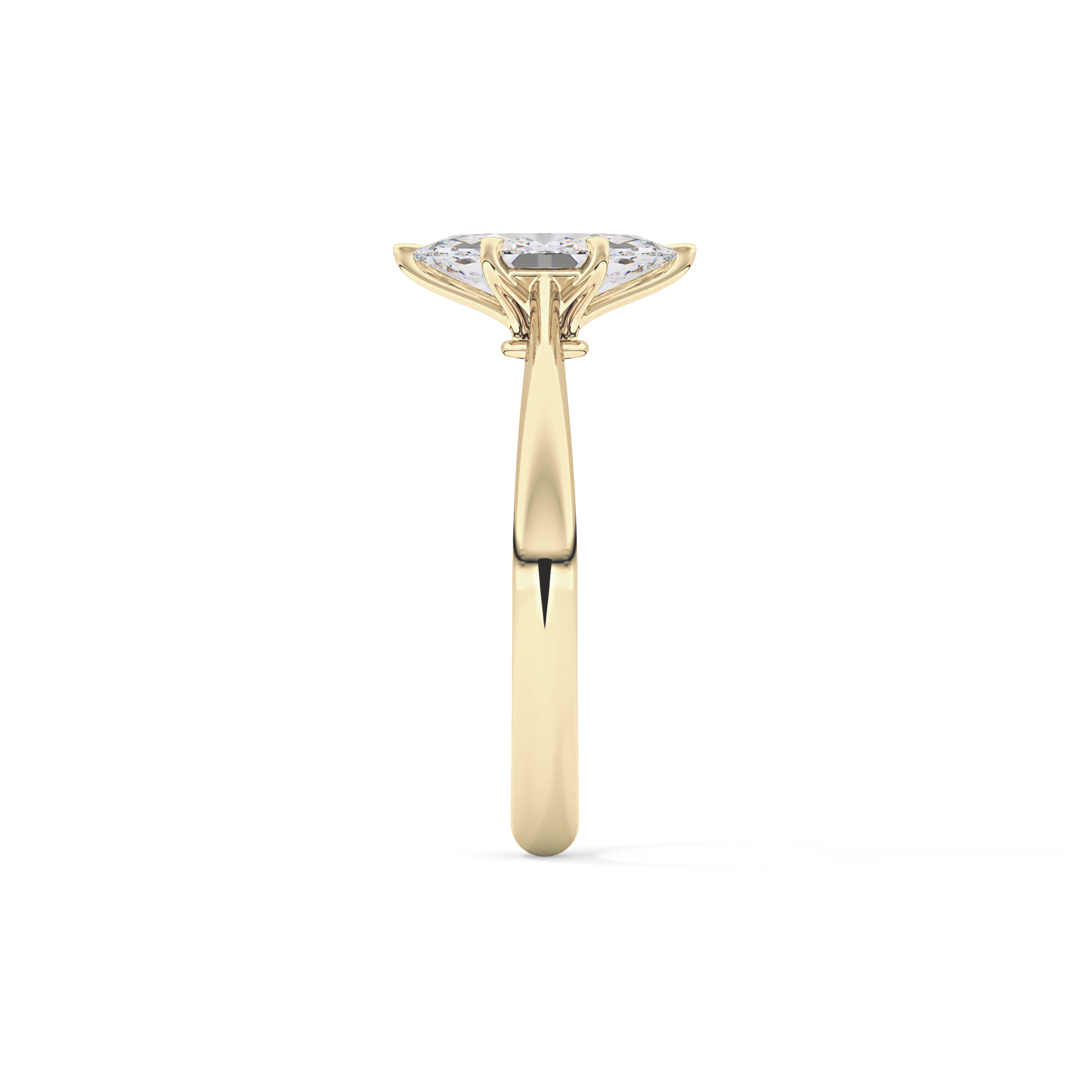 Marquise Solitaire Lab Grown Diamond Engagement Ring