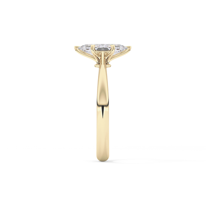 Marquise Solitaire Lab Grown Diamond Engagement Ring