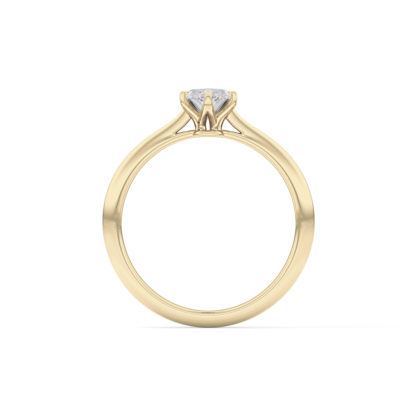 Marquise Solitaire Lab Grown Diamond Engagement Ring