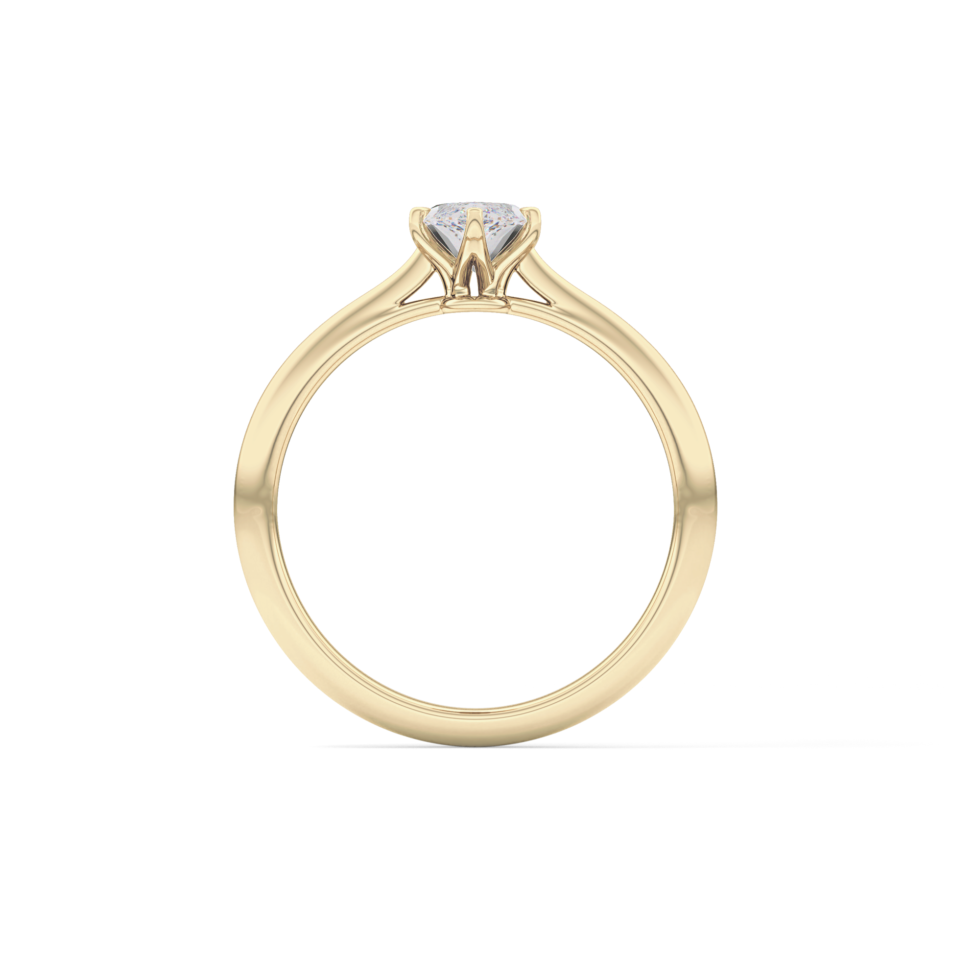 Marquise Solitaire Lab Grown Diamond Engagement Ring