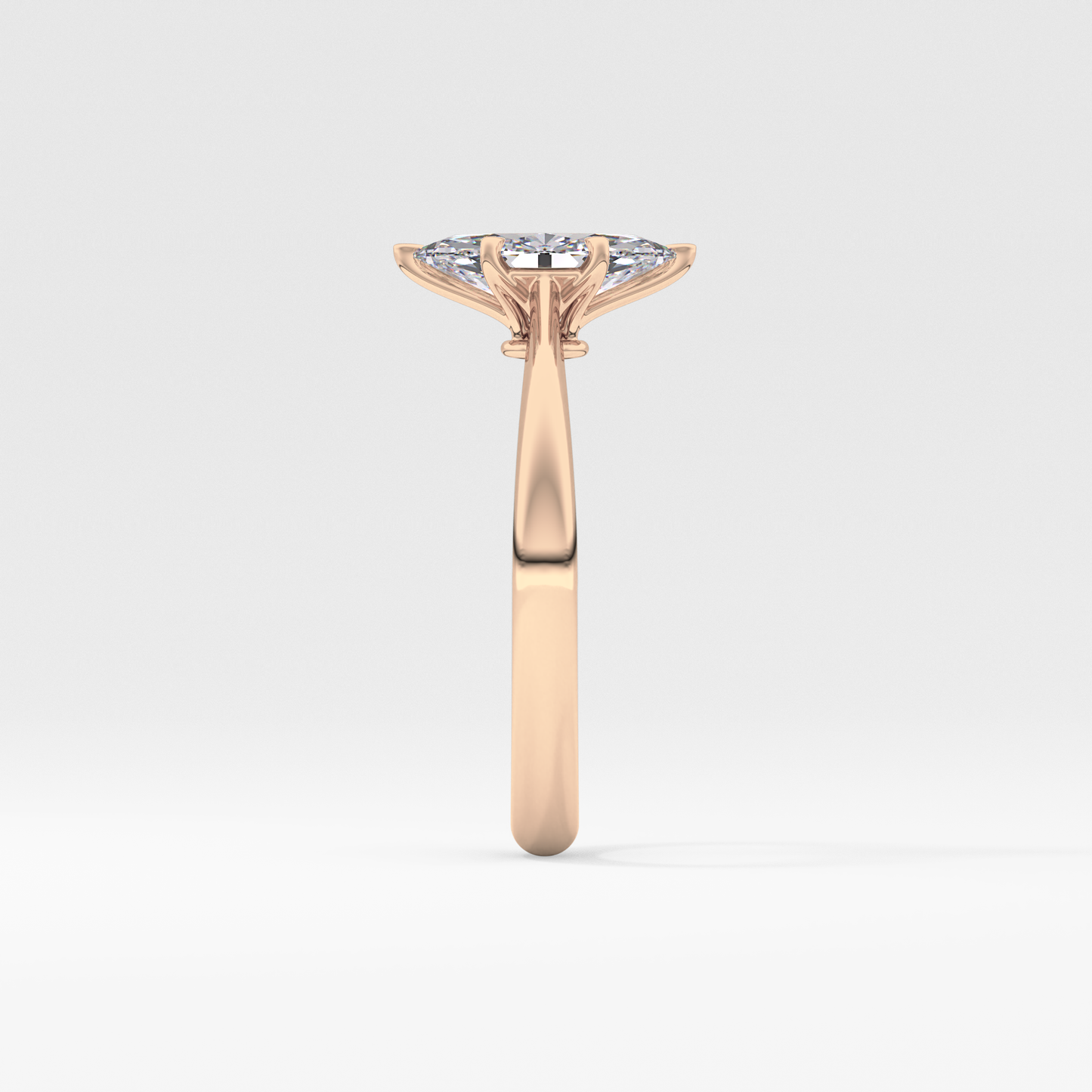 Marquise Solitaire Lab Grown Diamond Engagement Ring