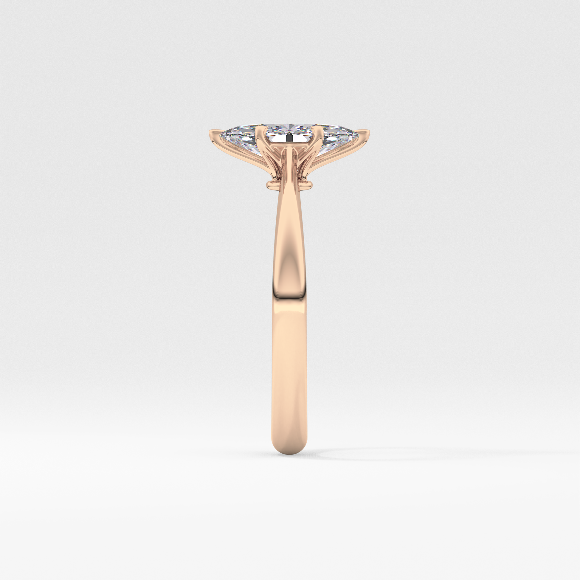 Marquise Solitaire Lab Grown Diamond Engagement Ring