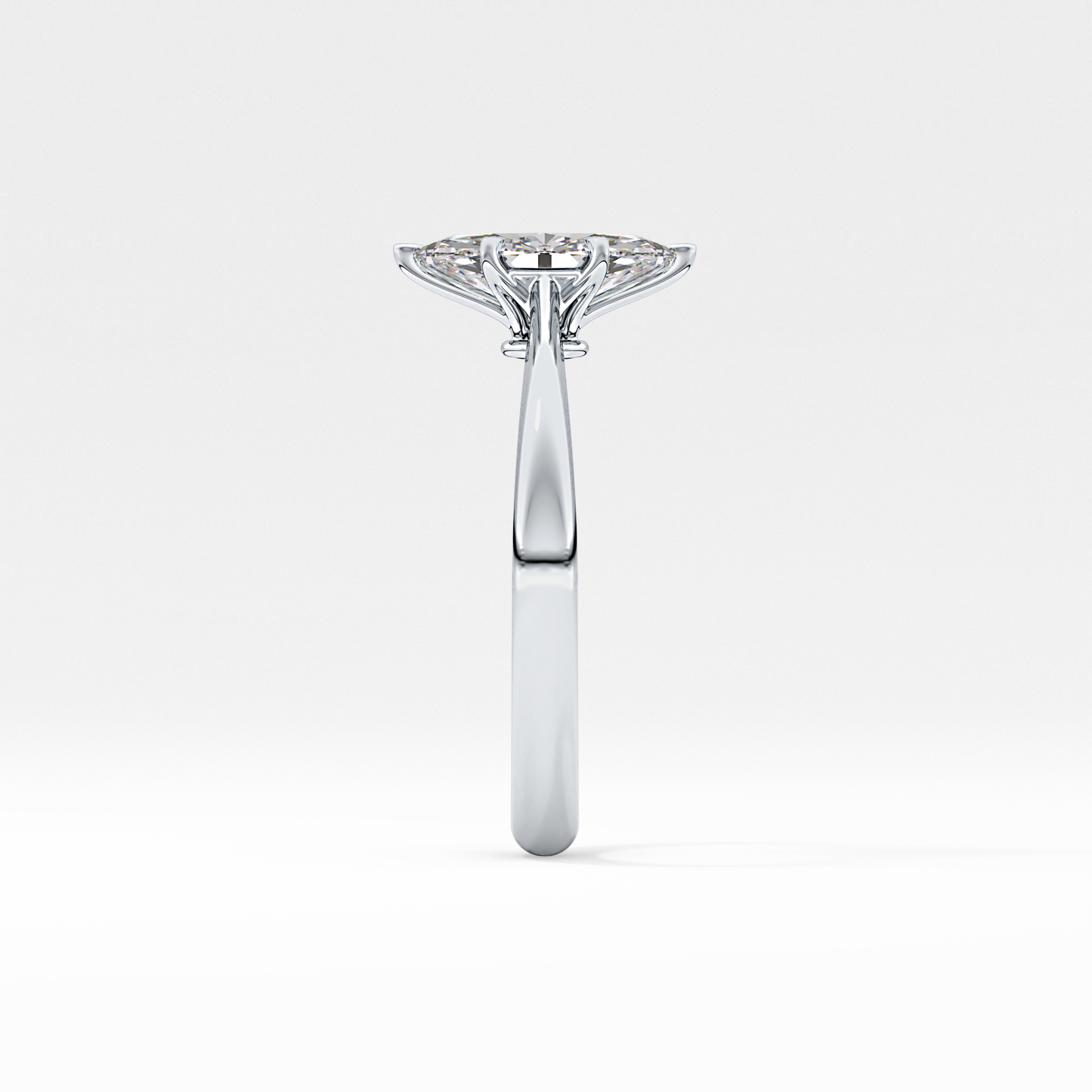 Marquise Solitaire Lab Grown Diamond Engagement Ring