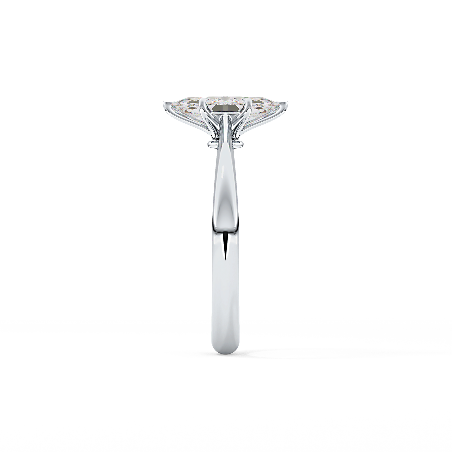 Marquise Solitaire Lab Grown Diamond Engagement Ring