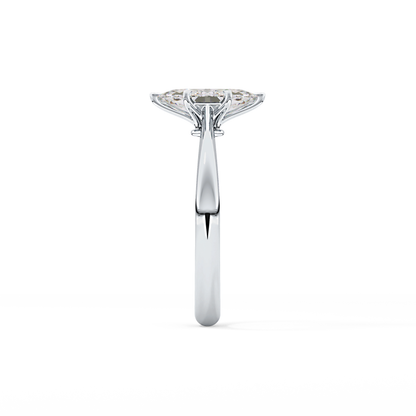 Marquise Solitaire Lab Grown Diamond Engagement Ring