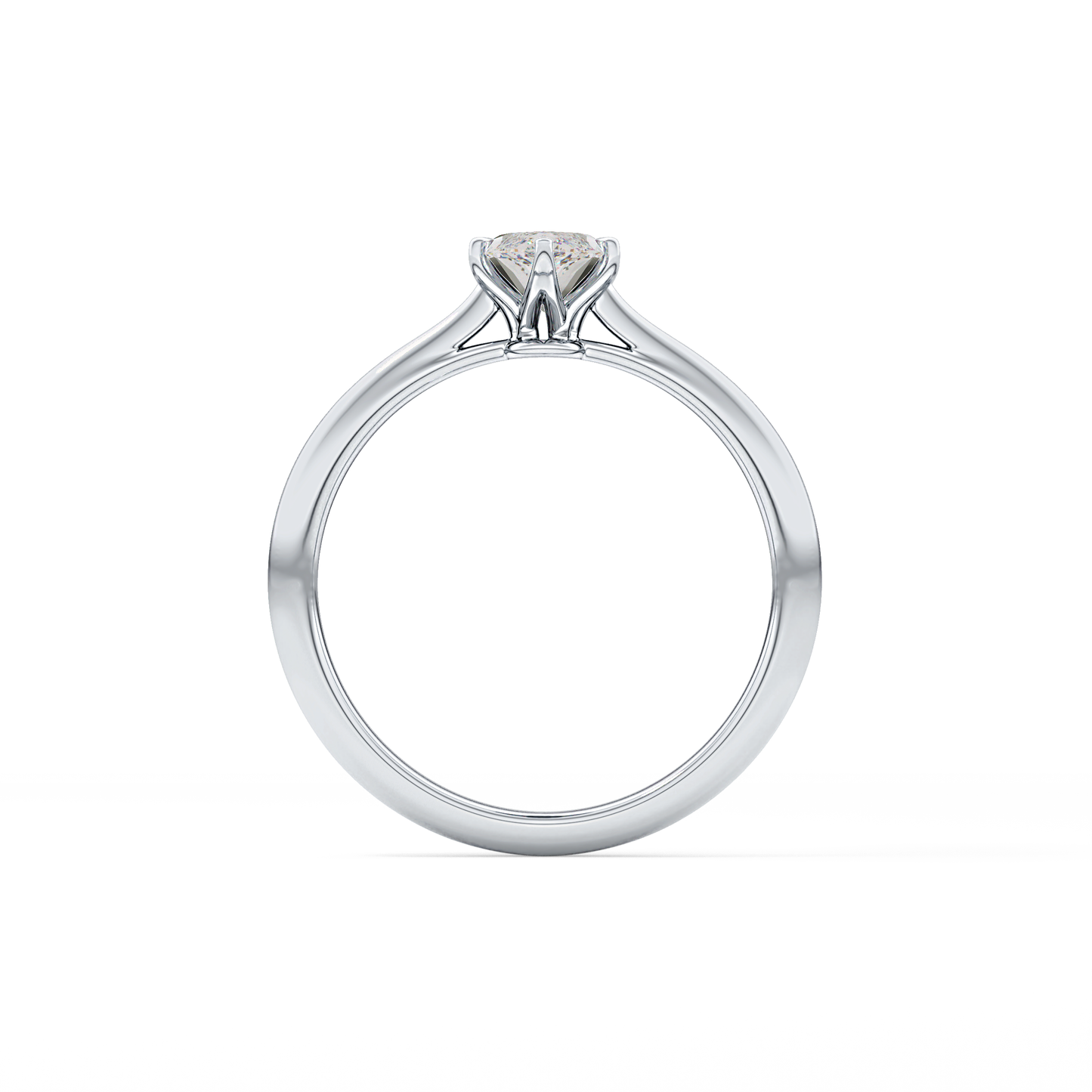 Marquise Solitaire Lab Grown Diamond Engagement Ring