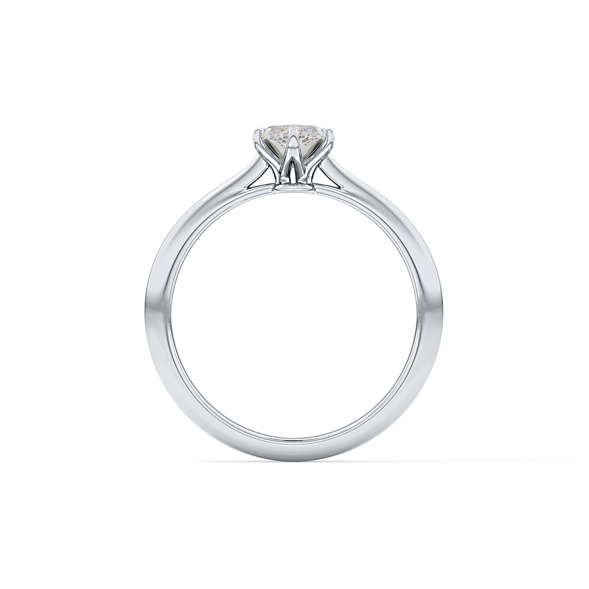 Marquise Solitaire Lab Grown Diamond Engagement Ring