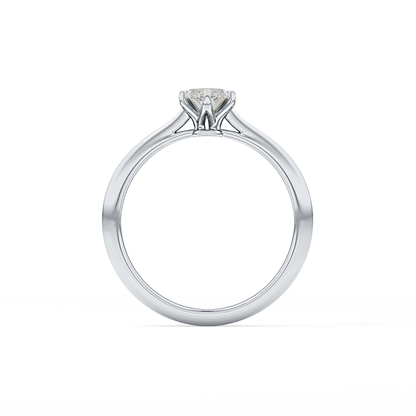Marquise Solitaire Lab Grown Diamond Engagement Ring