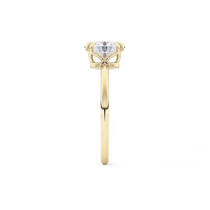 Oval Solitaire Lab Grown Diamond Engagement Ring